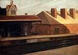 The El Station by Edward Hopper